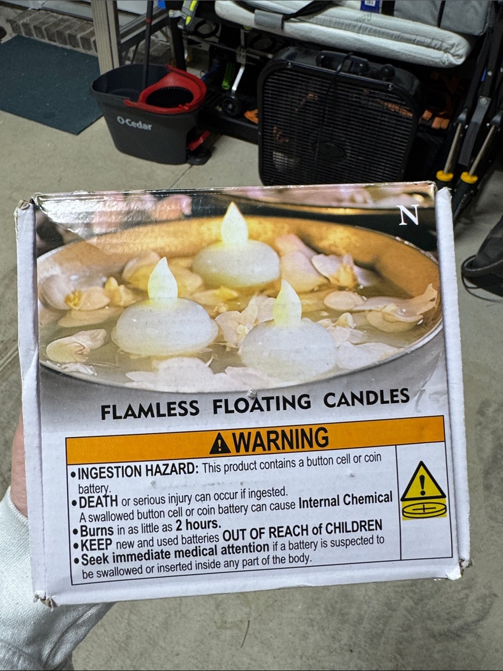 Flameless Floating Candles - White LED Tealights